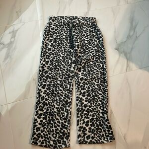 Old Navy animal print. Fleece pajama bottoms.